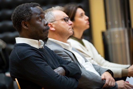 Fernando Biague, Matthias Oberbacher e Daniela Zambaldi nel corso della conferenza stampa odierna (Foto: ASP/F. Brucculeri)