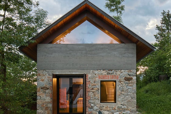 Vincitore del premio per l'Alto Adige: Lukas Mayr, progetto principale Ricostruire Haidacher: lavorare e abitare, a Perca (Foto: René Riller)