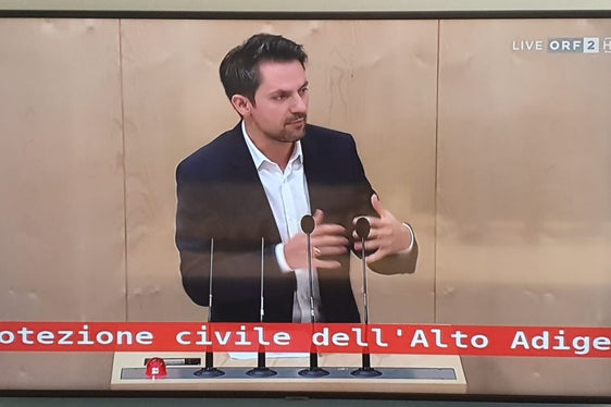 Alle 10.08 è andato in onda il messaggio che comunicava l'avvio della procedura di emergenza da parte della Protezione Civile. (Foto: ASP/RAS)