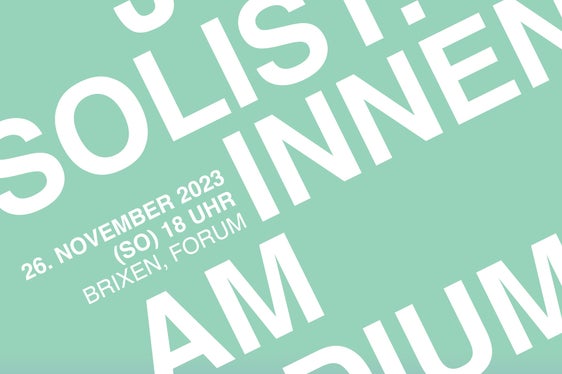 Junge Solistinnen und Solisten aus Nord- und Südtirol stehen am kommenden Sonntag im Forum in Brixen auf dem Podium. Das Konzert, das um 18 Uhr beginnt, ist frei zugänglich.