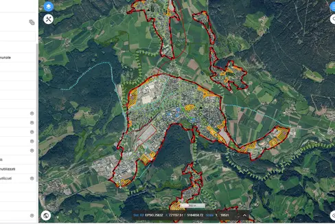 Il Programma di sviluppo comunale di Brunico sarà disponibile dal 7 aprile sul portale MapView. (Foto: Ufficio provinciale per la pianificazione paesaggistica e comunale)
