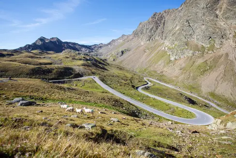 Fino al 2027, gitanti e turisti potranno viaggiare comodamente e in modo ecologico in autobus da San Leonardo in Passiria al Passo del Rombo e fino a Obergurgl in Tirolo. La Giunta provinciale ha confermato il collegamento. (Foto: Idm/Benjamin Pfitscher)