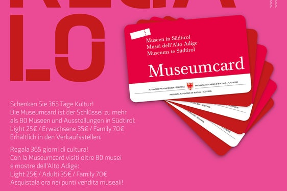 Poster zur Geschenksidee Museumcard