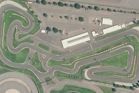 Der Safety Park in Pfatten im Orthofoto (Quelle: Geobrowser Maps)