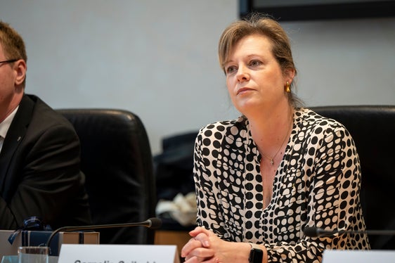 La presidente Cornelia Seibeld guida la delegazione del Parlamento del Land di Berlino durante la visita in Alto Adige. (Foto: USP/Fabio Brucculeri)