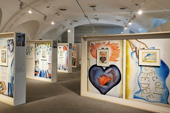 Blick in die Ausstellung im Kulturzentrum Trevi (Foto: Stefania Lorandi)