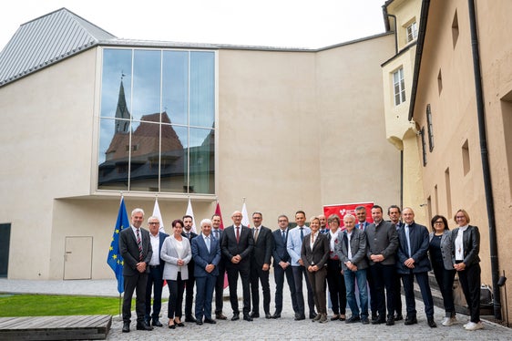 L'Assemblea dell'Euregio si è riunita nella Biblioteca Civica di Bressanone. (Foto: USP/Fabio Brucculeri)