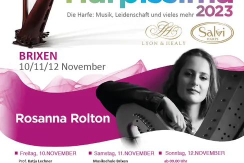 L'arpa sarà lo strumento speciale al centro di Harpissima 2023, l'evento di più giorni della prossima settimana, co-sponsorizzato dalla Direzione provinciale Scuola musicale tedesca e ladina (Foto: ASP)