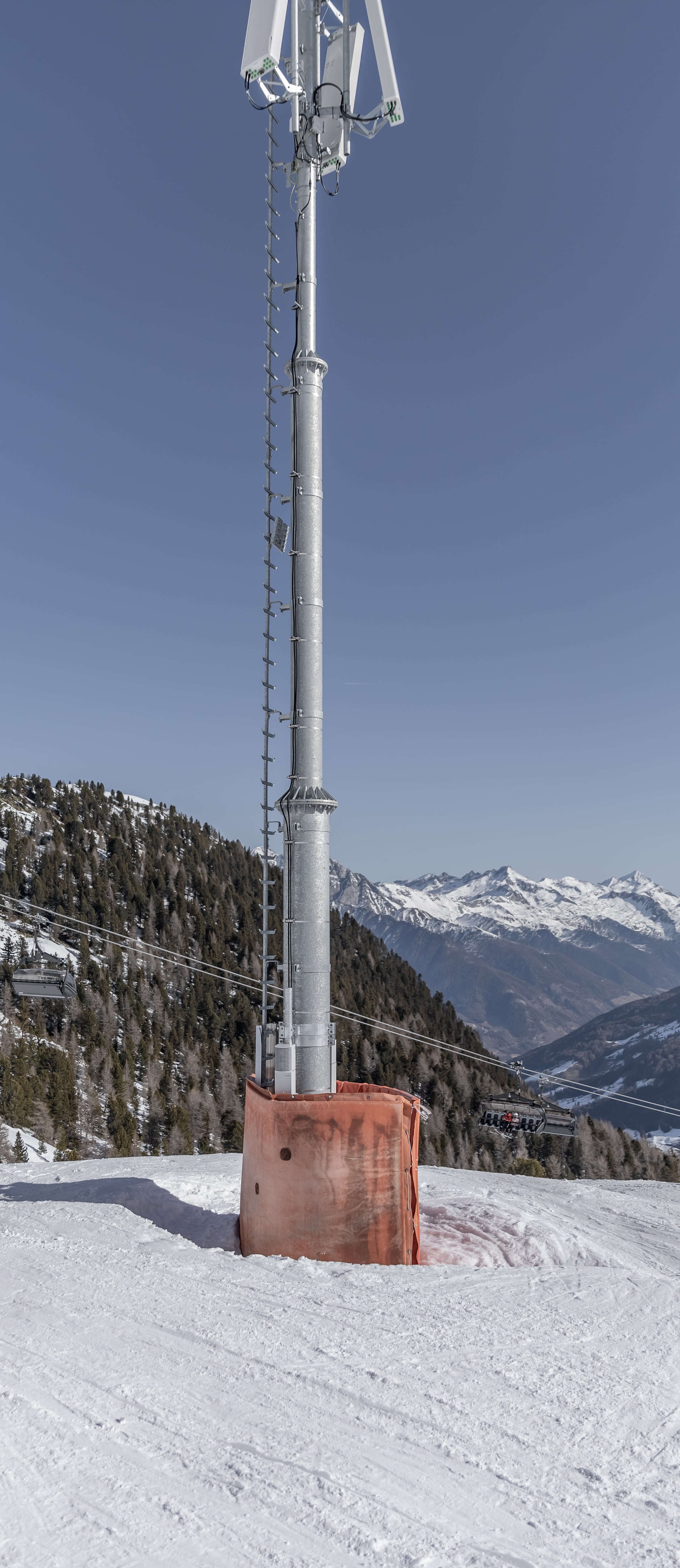 Il nuovo impianto colma una lacuna nella rete mobile. (Foto: Speikboden-Skiworld Ahrntal/Pierre Sieberin)