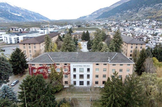 L'areale della caserma Druso di Silandro (Foto: ASP/Tiberio Sorvillo)