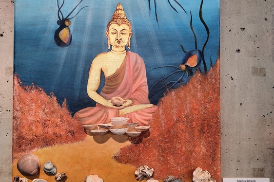 Die Muschel in der Kunst de Sophia Schenk (Foto: USP/Intendënza y Cultura Ladina)