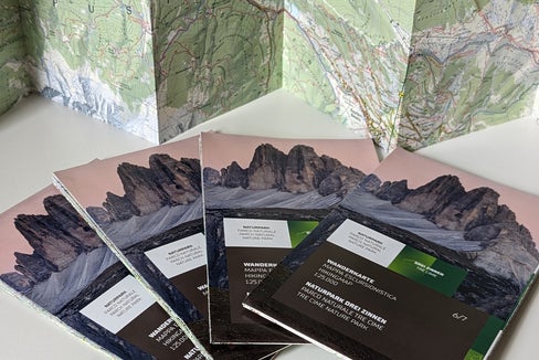 È stata pubblicata la prima cartina topografica del Parco naturale delle Tre Cime. (Foto: ASP/Ufficio natura)