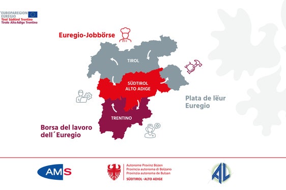 Grafico: Borsa lavoro Euregio (Foto: Euregio)