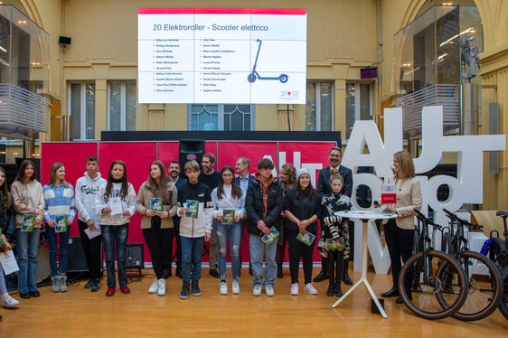 I vincitori dei E-Roller. (Foto: ASP/Fabio Brucculeri)