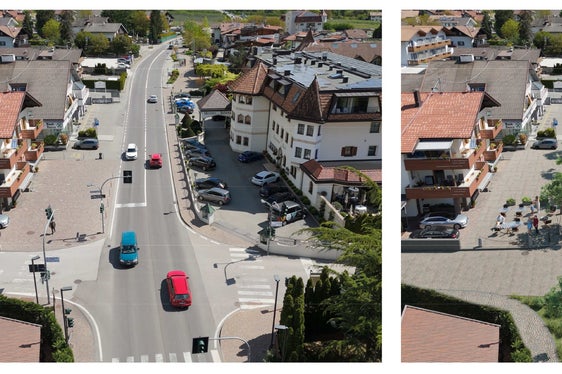 Il percorso più adatto per un'eventuale circonvallazione intorno a Rablà è stato al centro di un incontro tenutosi ieri (29 maggio) a Parcines. (Rendering: Orbit Studio)