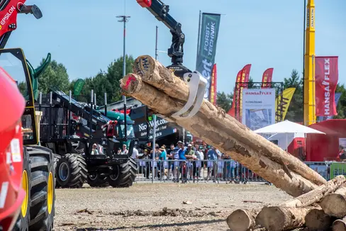 Dal 15 al 18 ottobre 2026 l'ARGE ALP sarà presente con un proprio stand alla Interforst di Monaco di Baviera, la fiera internazionale leader per la silvicoltura e la tecnica forestale. (Foto: Messe München GmbH)