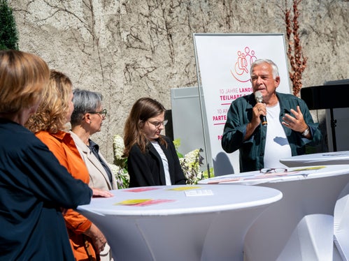 L'imprenditore Heiner Oberrauch ha confermato che l'economia altoatesina è molto aperta ad accogliere le persone con disabilità nel mondo del lavoro. (Foto: USP/Fabio Brucculeri)