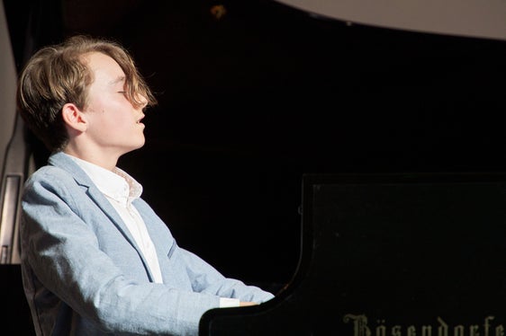 Florian Gutmann aus Meran. Lehrperson: Irina Kyrylovska, Musikschule Meran/Passeier (Foto: Land Tirol/Wolfgang Alberty)
