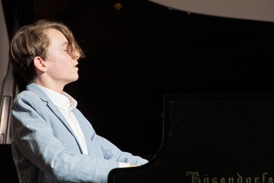 Florian Gutmann aus Meran. Lehrperson: Irina Kyrylovska, Musikschule Meran/Passeier (Foto: Land Tirol/Wolfgang Alberty)