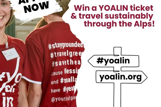 Klimafreundlich die Alpen erkunden – das geht mit einem Ticket von Youth Alpine Interrail (Yoalin). (Grafik: Land Tirol)