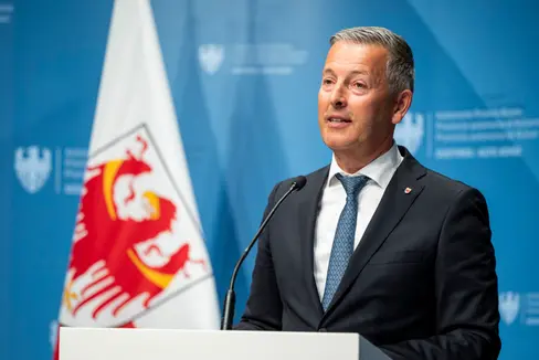 Peter Brunner, assessore provinciale competente per le Dolomiti Patrimonio UNESCO, è il nuovo vicepresidente della Fondazione Dolomiti Unesco: Dobbiamo promuovere il senso di responsabilità per questo speciale paesaggio montano. (Foto: USP/Fabio Brucculeri)