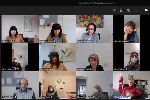 Al fine di ottenere indicazioni pratiche in merito alle previste modifiche delle valutazioni della non autosufficienza l’assessora alle politiche sociali, Waltraud Deeg, ha invitato gli operatori del settore ad un incontro online (Foto: ASP)