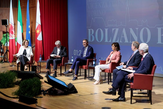 Da sinistra Simonetta Nardin, Caramaschi, Cartabia, Leonardi e von Breitenberg (Foto: ASP/Tiberio Sorvillo)