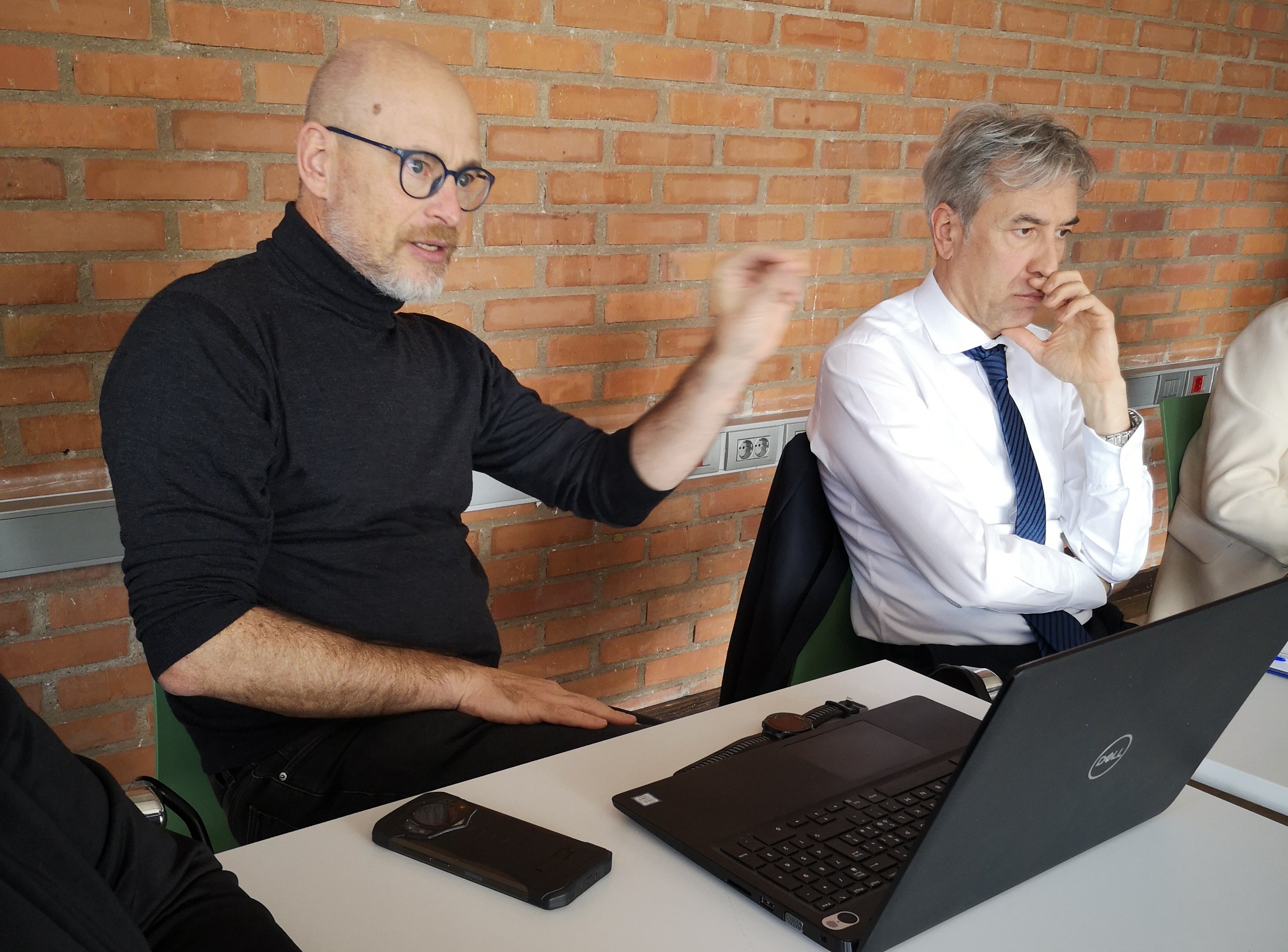 Da sinistra i dirigenti Giuseppe Ramaioli e Alberto Conci (Foto: ASP/Formazione professionale)