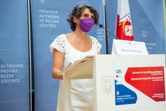 La direttrice dell'Ufficio Mediazione al lavoro Francesca Malara (Foto: ASP/Fabio Brucculeri)