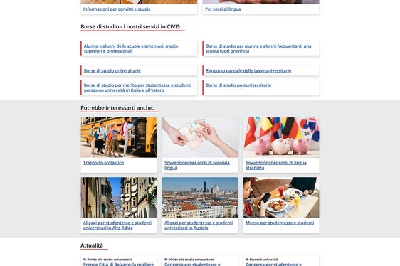 Da ieri è online la nuova homepage del diritto allo studio (Foto: USP)