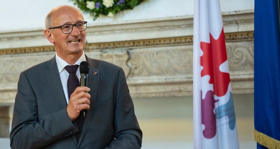Euregio-Präsident, Landeshauptmann Mattle: Der Euregio-Gedanke muss bereits bei Kindern und Jugendlichen gelebt werden. (Foto: Land Tirol/Fitsch)