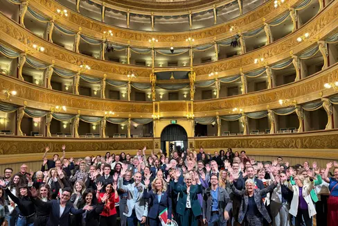 Grande partecipazione al Teatro Sociale di Trento per la Giornata dei Musei dell’Euregio 2026 (Foto: Euregio/Armin Gluderer)