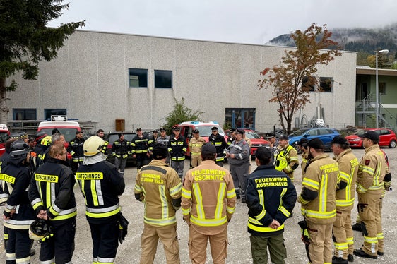 Übungsvorbesprechung der Freiwilligen Feuerwehren (Foto: LPA/Landesverband der Freiwilligen Feuerwehren/Diddi Osele)