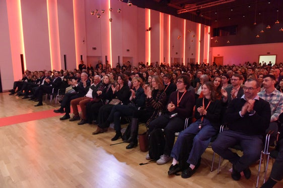 Un momento della cerimonia svoltasi allo Sheraton di Bolzano. (Foto: Fondazione Cassa di Risparmio)