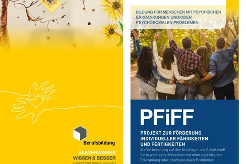 Il progetto (PFiFF), acronimo del titolo originale in tedesco “Projekt zur Förderung von Individuellen Fähigkeiten und Fertigkeiten” è un progetto di formazione volto all'inserimento lavorativo di persone con disturbi psichici e/o problemi psicosociali. (Foto: USP)