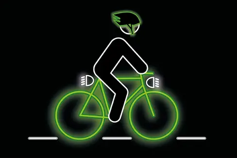 Il logo dell'iniziativa Notte in bici organizzata dal reparto Green Mobility di STA - Strutture Trasporto Alto Adige SpA per l'8 ottobre (Foto: STA/Strutture Trasporto Alto Adige SpA)