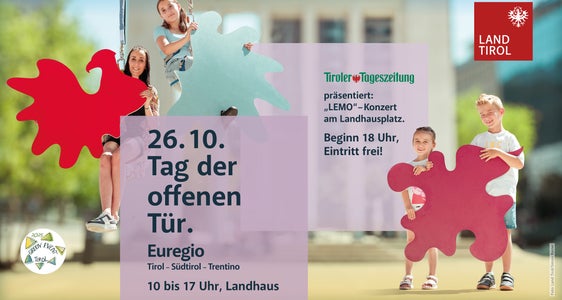 Plakat zum Tag der offenen Tür am 26. Oktober 2025 in Innsbruck (Foto: Land Tirol)