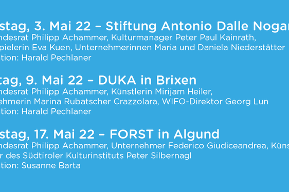 Das Programm der Veranstaltungsreihe #KulturPerspektiven