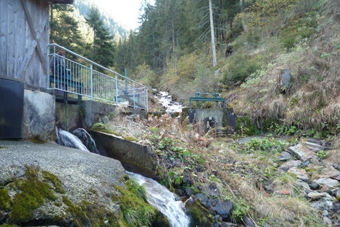 A causa dell'emergenza idrica verrà ridotto il volume d'acqua residua del Rio Luson (Foto E-Werk Lüsen)