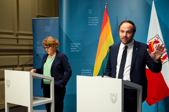 Landesrat Achammer bezeichnet NOI als eine Erfolgsgeschichte, die anstehende Erweiterung sei ein toller Beitrag für die Forschungs- und Innovationsstrategie Südtirols. (Foto: LPA/Fabio Brucculeri)