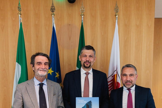 Attilio Fontana, Daniel Alfreider e Franco Lucente. (Foto: USP)