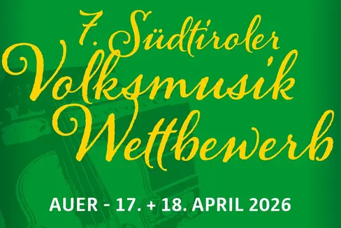 156 junge Teilnehmerinnen und Teilnehmer haben sich zum heurigen Südtiroler Volksmusikwettbewerb angemeldet, der seit 2012 im Zwei-Jahres-Rhythmus ausgetragen wird. Die siebte Ausgabe des Wettbewerbes am 17. und 18. April in Auer steht unter dem Motto Do bin i dabei!; Veranstalter des Südtiroler Volksmusikwettbewerbes ist das Referat Volksmusik in der Landesdirektion Deutsche und ladinische Musikschule in Zusammenarbeit mit dem Südtiroler Volksmusikverein. (Foto: LPA/Referat Volksmusik in der Landesdirektion Deutsche und ladinische Musikschule)