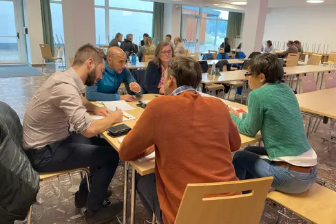 L'evento temporalesco con colate detritiche e inondazioni del 16 agosto 2021 in Val di Fleres è stato esaminato in dettaglio durante un workshop, nell'ambito del progetto X-RISK-CC (Foto: ASP/Agenzia per la Protezione Civile)
