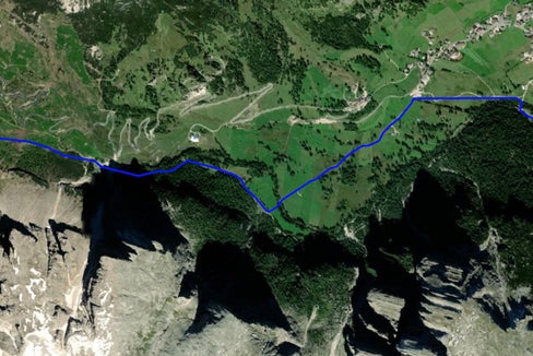 Il nuovo collegamento completamente in cavo interrato tra Laion e Corvara sarà ultimato entro il 2025 (Foto Terna)