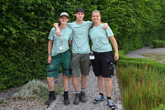 Team Italy 1 (da sinistra): Noemi Breitenberger, Simon Hofer, Hanna Egger. (Foto: USP/Scuola professionale Laimburg)