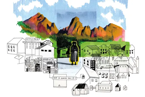 Il motto del Giovedì culturale dell'Euregio dell'11 settembre 2024: andare, tornare, restare (Foto: Silvia Baccanti)