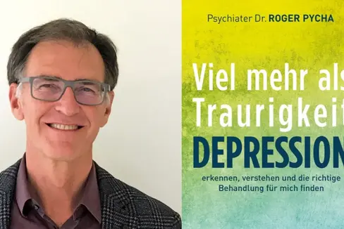 Um das Thema Depression geht es am Mittwochabend, 12. Oktober, bei einer Gesprächsrunde und der Vorstellung des Buches Viel mehr als Traurigkeit von Psychiater Roger Pycha in der Landesbibliothek Dr. Friedrich Teßmann.
