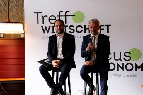 Mercoledì 23 novembre a Marlengo è in programma un confronto sui temi dell'economia con gli assessori provinciali Achammer e Schuler (Foto: ASP/Peter Natter)