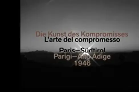 Im Dokumentationsfilm Die Kunst des Kompromisses. Paris – Südtirol 1946 wirft einen Blick auf die historischen Verhandlungen aus Sicht der Südtiroler Delegation. (Screenshot: LPA)