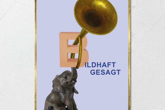 Das Logo der Ausstellung Bildhaft gesagt (Foto: LPA/Südtiroler Kulturinstitut)